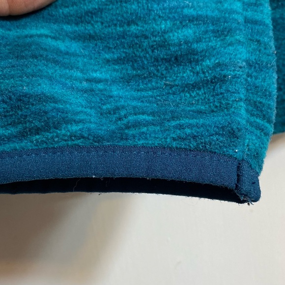 Tek Gear Womens Full Zip Fleece Blue Space Dyed Performance Hoodie large - Picture 7 of 7